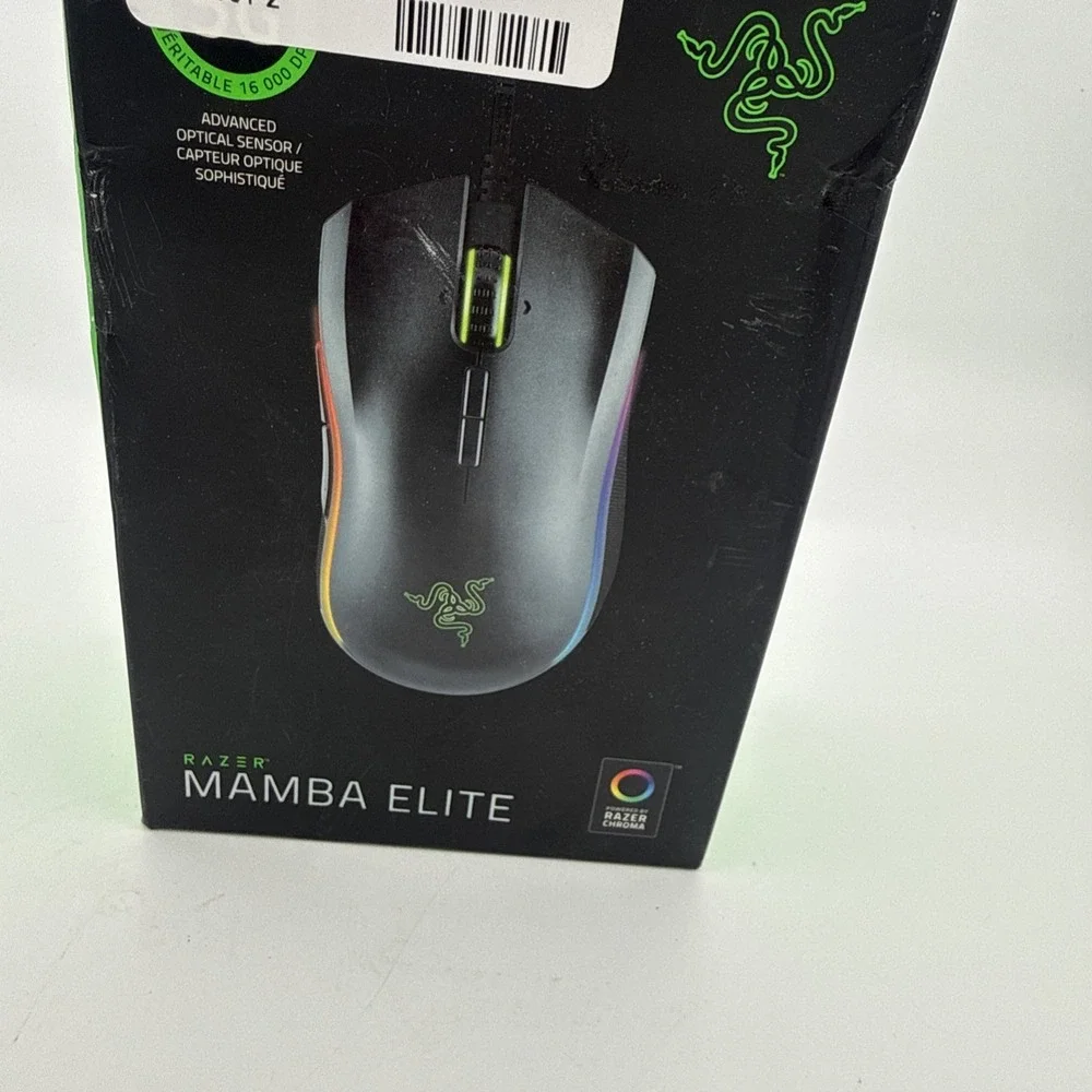Razer Mamba Elite Wired Gaming Mouse 16,000 DPI Model RZ01-02560